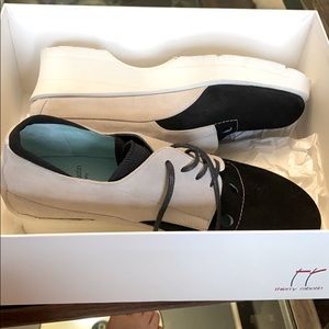Lace up platform loafer